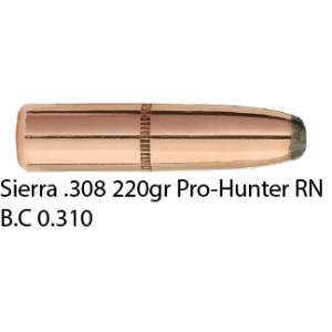 Sierra .308 220gr Pro-Hunter